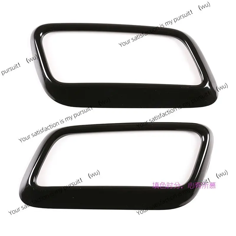 For Land Rover Range Rover Sport 2018-2022 Exhaust Tail Pipe Cover Trim Single Frame Parts Gloss Black M63K-Car Tail Throat Trim