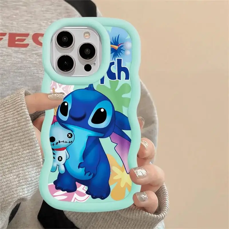 Capa Disney Stitch Phone para Xiaomi, Capa de Silicone, Redmi Note 13Pro, 12Pro, 9, 10 Lite, 10Pro, 12, 8, 13, 11 Pro Plus, 9S