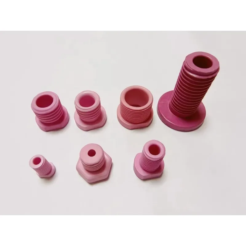 20PCS Standard Thread Porcelain Eye Alumina 95 Ceramic Thread Hollow Threading Porcelain Eye