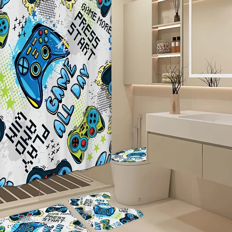 

Bathroom Four-Piece Set: The Perfect Choice for Quality Enthusiasts Seeking Ultimate Comfort and Style with a Modern Blue