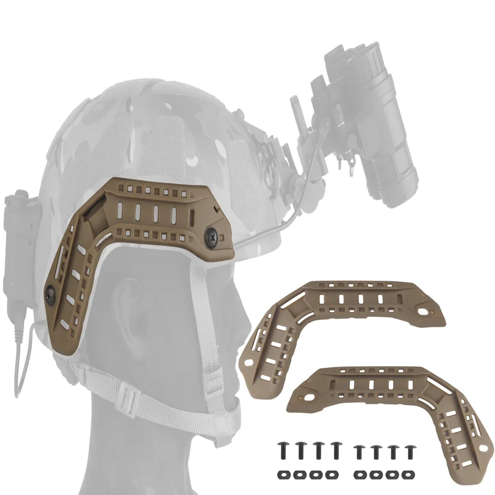 

Helmet Ultra High Cut Tactical ARC Rail 3.0 Multiple Features Hide Track Rail Upgrade Kit Install ARC Adapter
