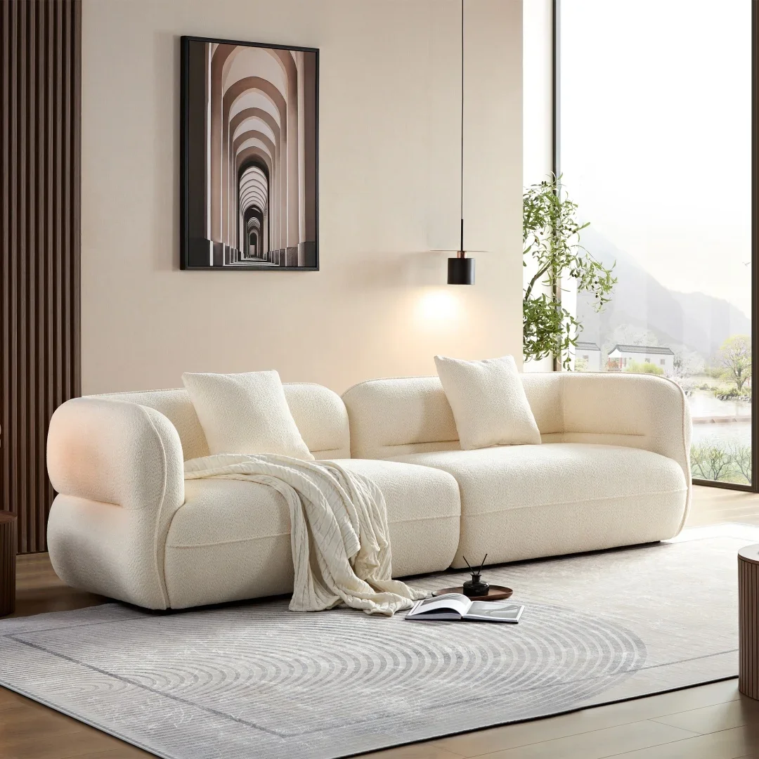 

For Modern Cloth Modular Green Sofa Set Furniture for Home Luxury Sectional Curved Soft Couch Living Room Sofas