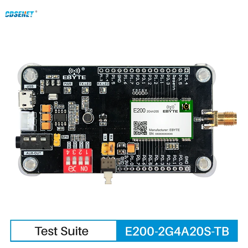 

Test Board E200-2G4A20S-TB for 2.4G Wireless Audio Transmission Module CDSENET 20dbm Long Distance 300m Small Size