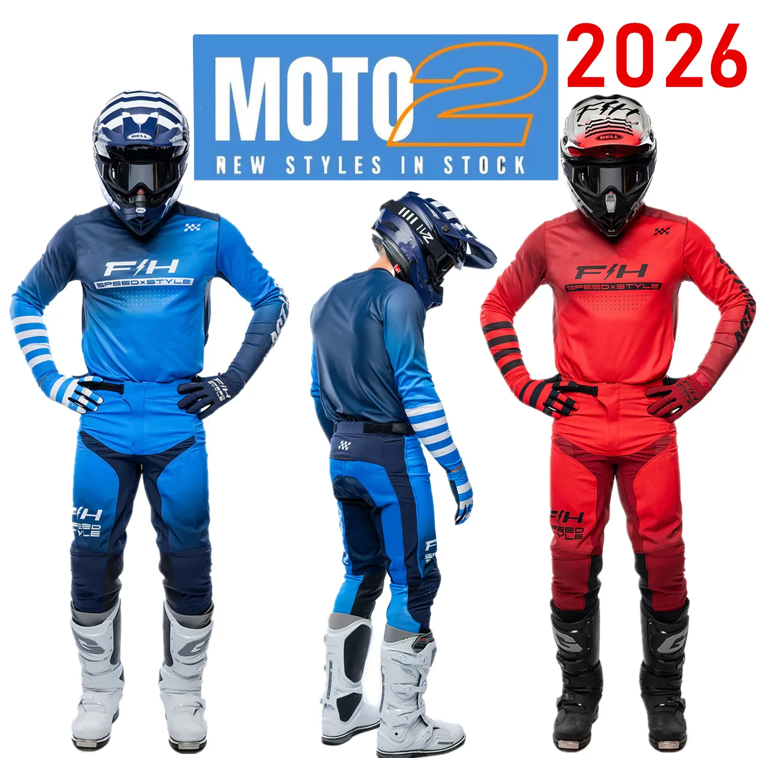 

2026 FH Motocross Gear Set MX Enduro Suit Off Road Moto Jersey Set Dirt Bike Kit Motorcycle Suit