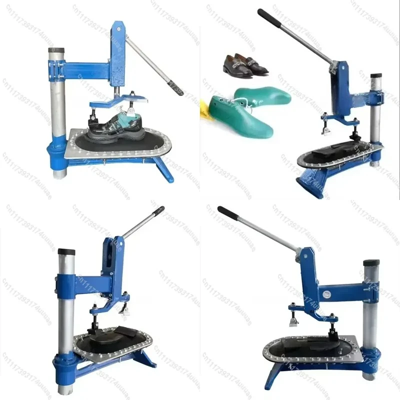 Small Manual Shoe Sole Press Machine, Simple New‑Style Workshop Equipment for Shoe Repair & Attaching