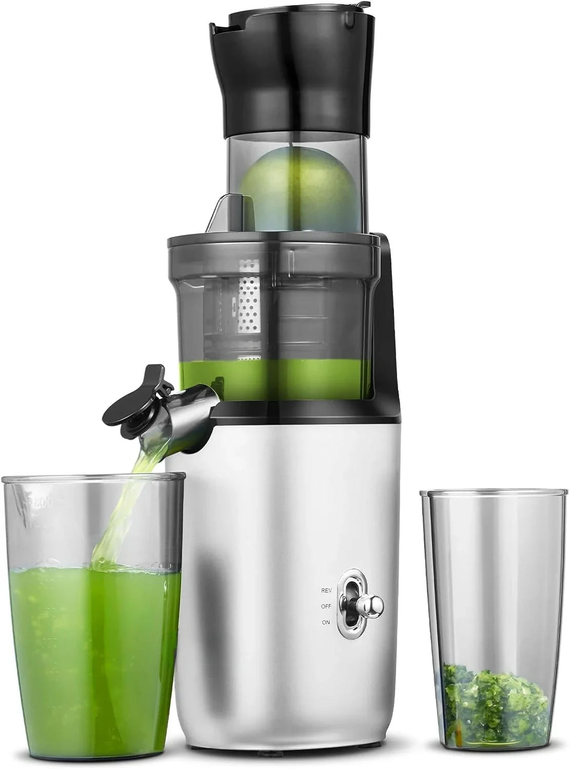 

urable Motor for High Juice Yield, Easy to Clean, BPA-Free, Quiet Operation, Perfect for Leafy Greens and Hard Vegetables, Best