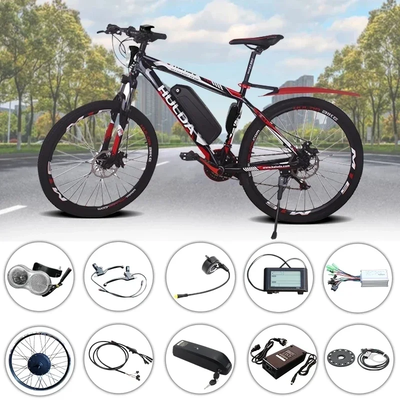 36v 250w-500w E-Bike-Umrüstsatz mit 13ah hai langer Batterie 35-45km/h Geschwindigkeit bürstenloses Zahnrad Naben motorrad E-Bike-Kit