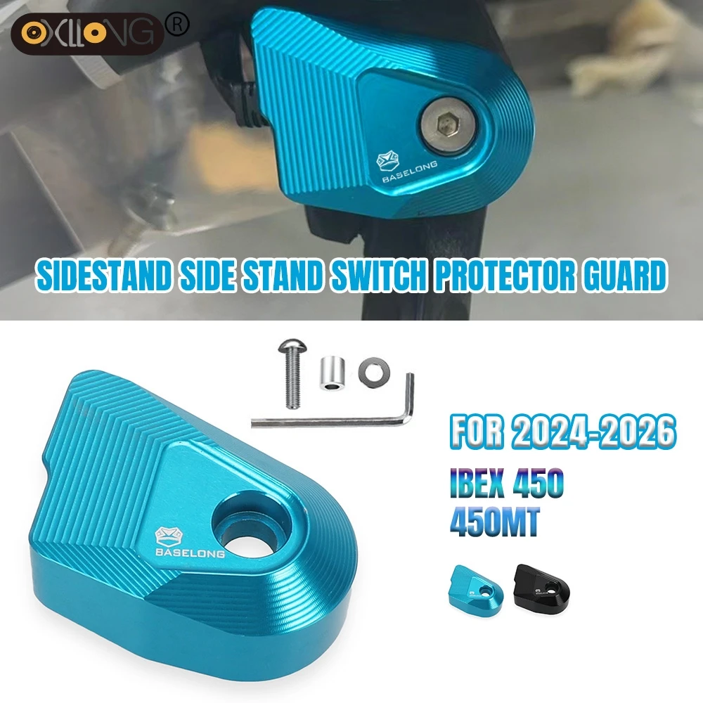 

450MT Motorcycle Sidestand Side Stand Switch Protector Guard Cover Cap FOR CFMOTO Ibex 450 Ibex450 450 MT MT450 2024 2025 2026