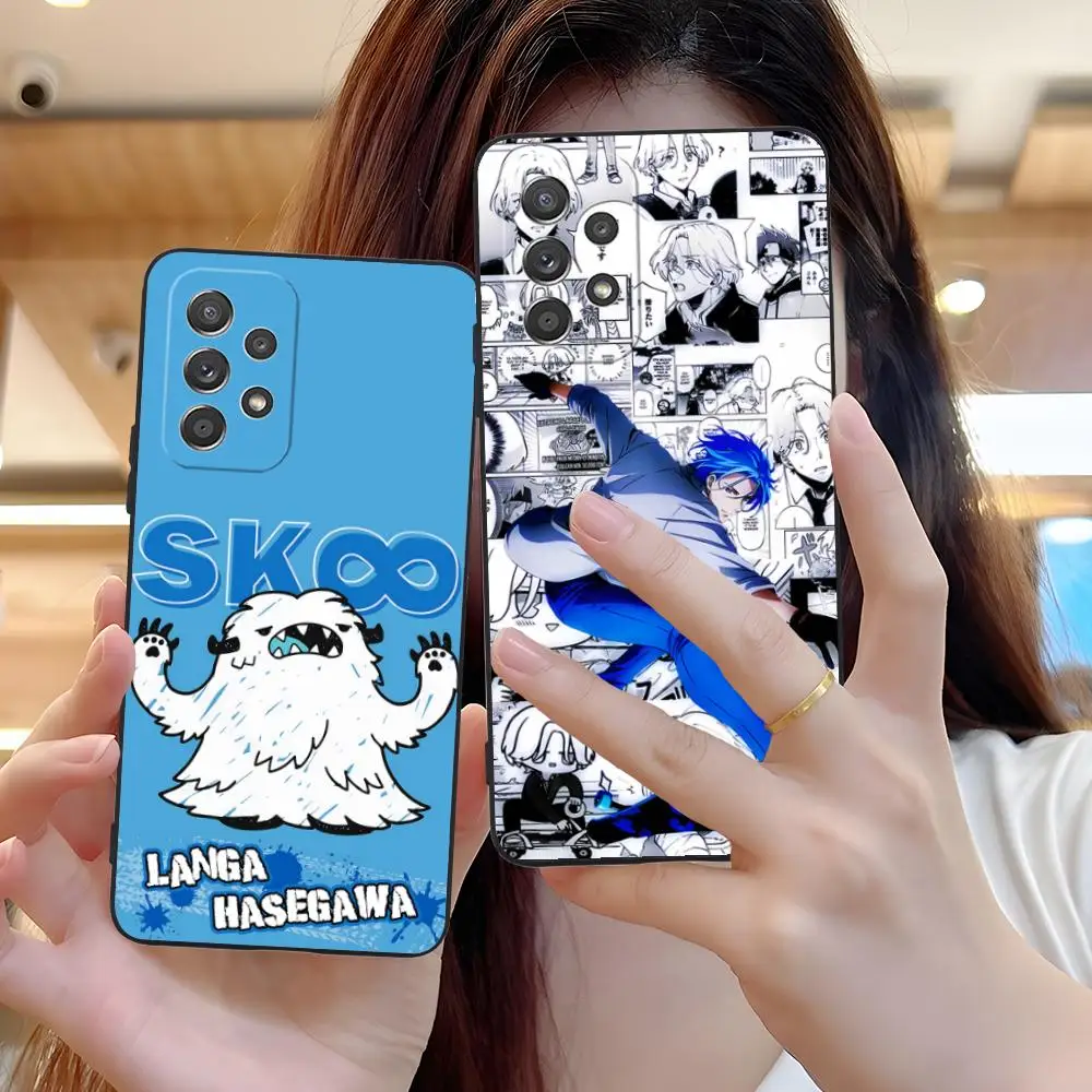 

Чехол для мобильного телефона SK8 Infinity Langa для Samsung Galaxy M55 54 42 35 34 33 32 23 22 15 14 13 12 F55 5G с цветным чехлом для смартфона
