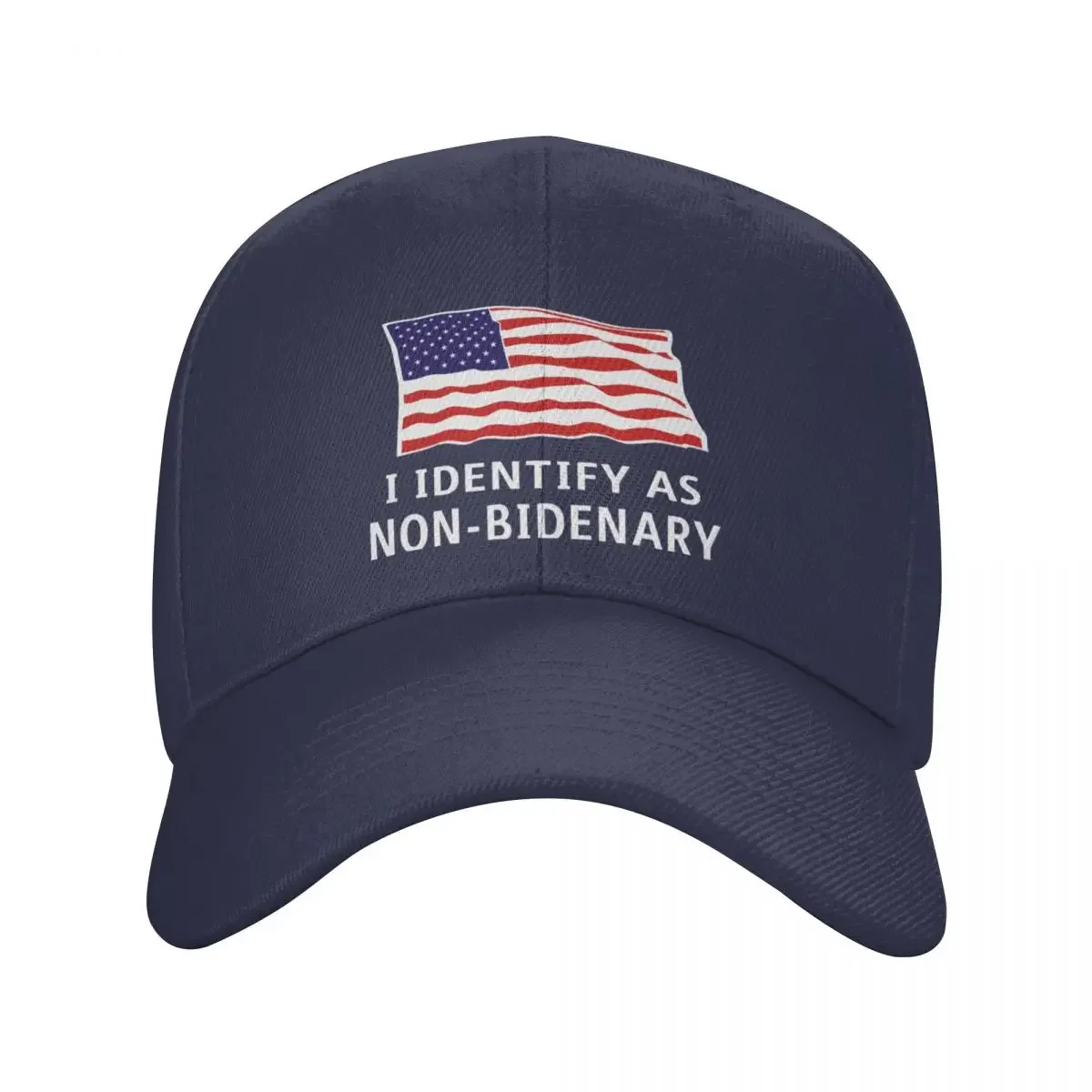 Identify As Non-Bidenary Anti-Biden Patriotic Baseball Cap New In The Hat Beach Outing Wild Ball Hat Golf Hat Women Men'S