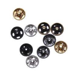 10/24pcs 5mm Invisible Snap Dollhoues Miniature Mini Buttons Metal Buckles DIY Doll Clothes Clothing Sewing Buckle