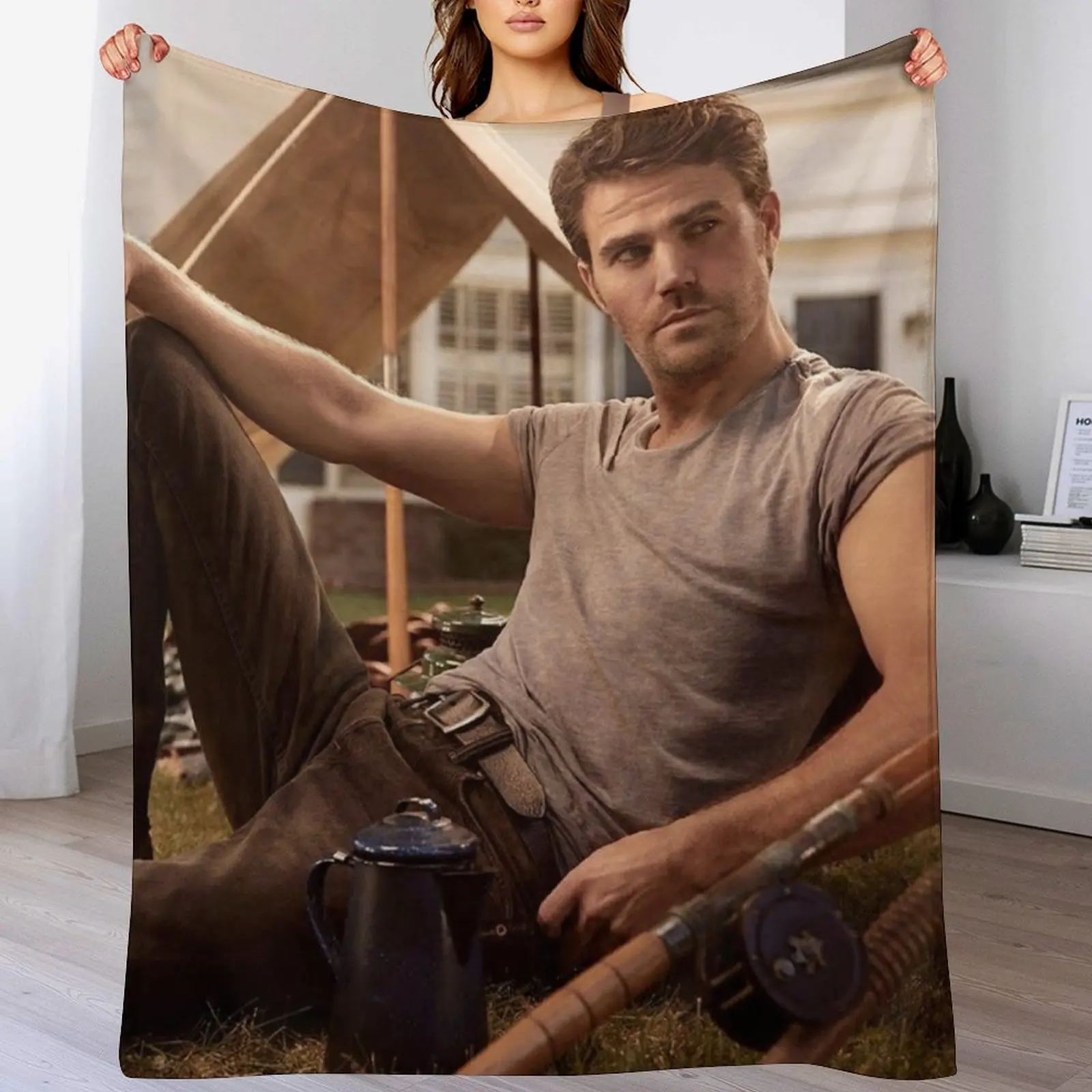 

paul wesley Throw Blanket Bed covers Luxury Thicken Bed linens Blankets