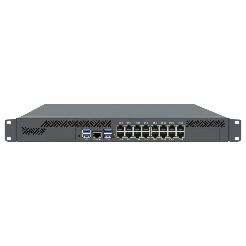 Dual routing server, multi-line rack-mounted industrial computer