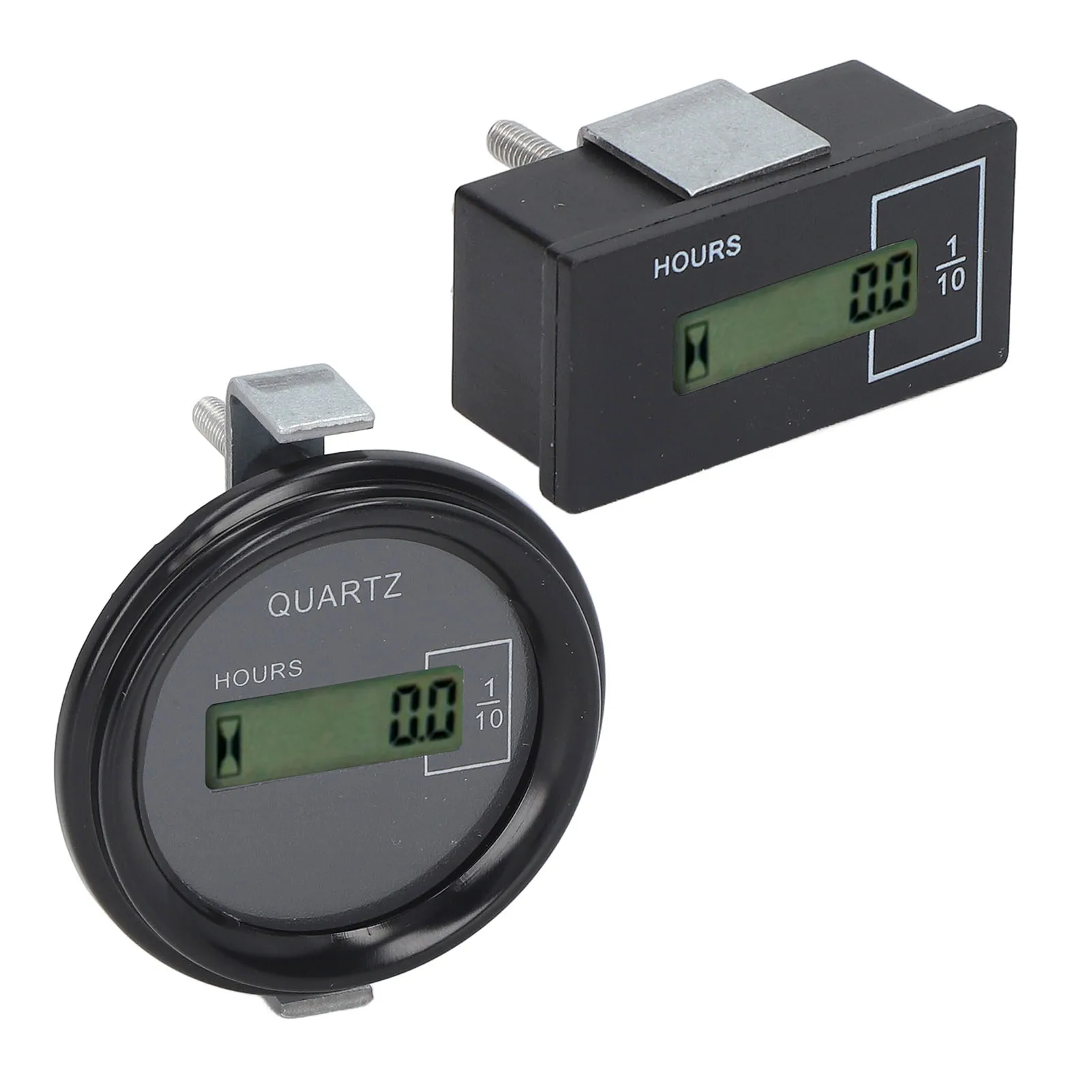 Compteur horaire pour pelle, écran LCD, puce intégrée, utilisations multiples, minuterie électronique industrielle à distance, compteur horaire DC12-36V