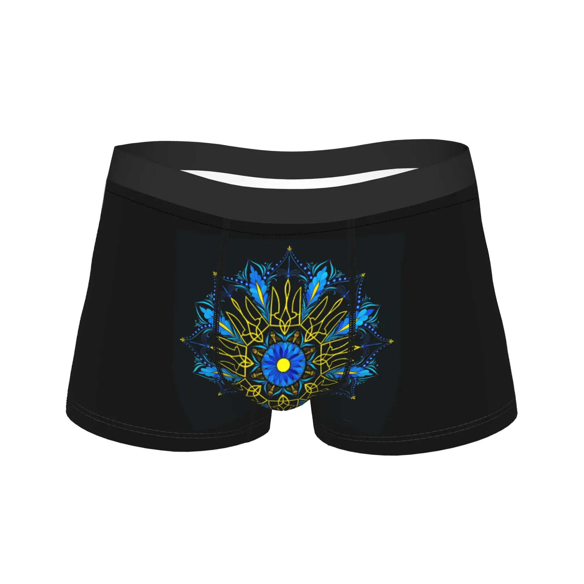 

Ukrainian Belarusian Vyshyvanka Underwear Males Shorts Briefs Elastic Trunk Hot Sale Customs Large Size Underpants