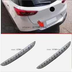 For Mazda CX-3 CX3 2017 2018 2019 2020 2021 Car External Rear Bumper Protection Trim Cover Stainless Steel Plate Pedal 1pcs