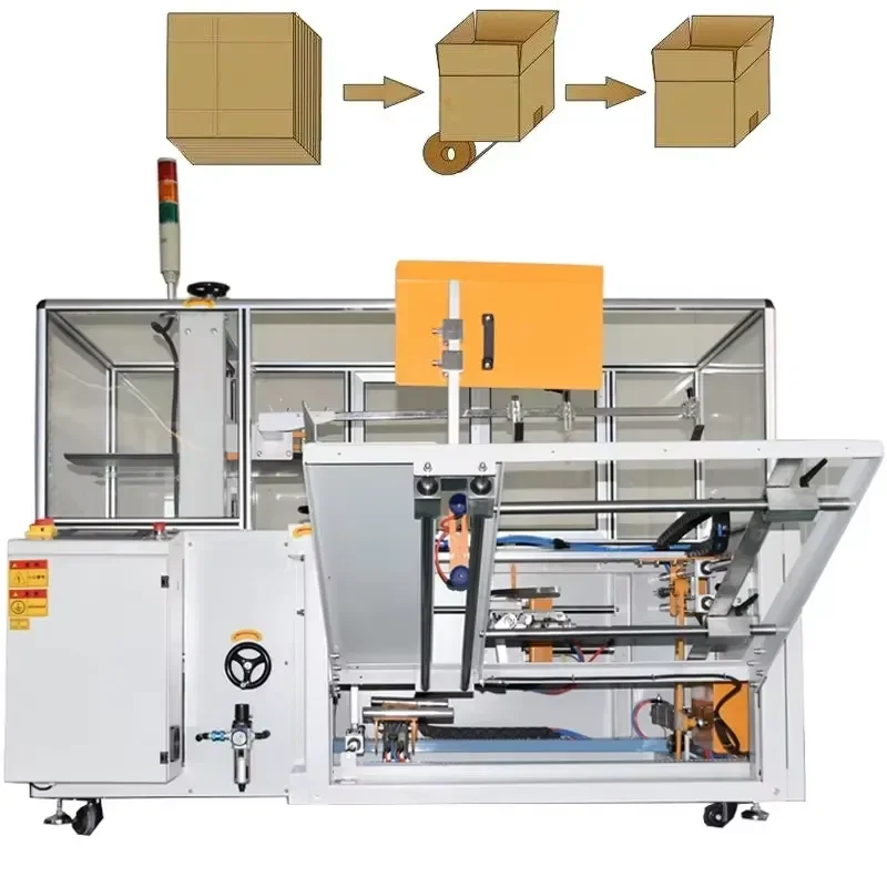 Automatic Carton Box Case Erector for Milk Carton Box Making Machine Automatic Cartoon Forming Machine