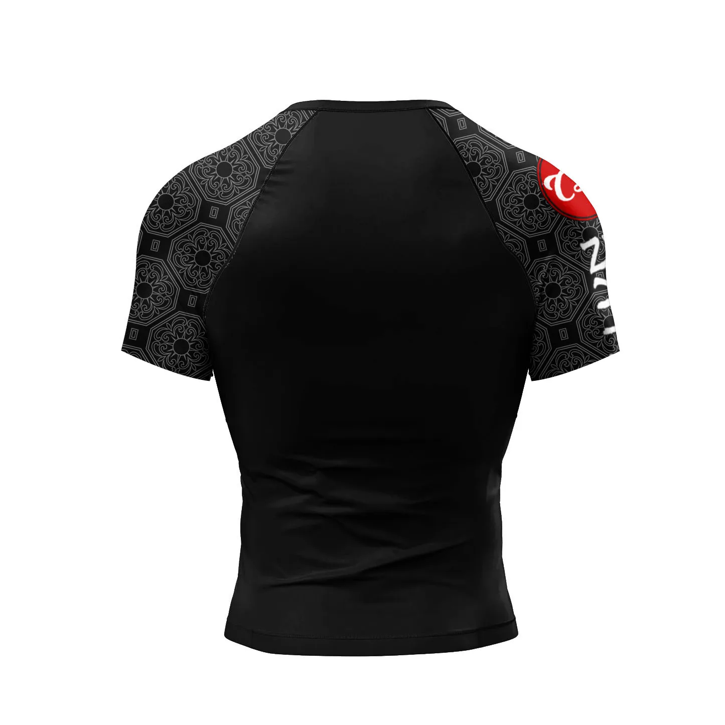 Różowa męska Jujutsu BJJ No Gi Rash Guard sublimacja męska do biegania na trening t-shirt 3D z krótkim rękawem