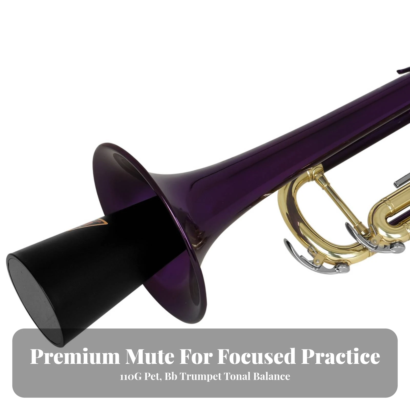 Straight Trumpet Mute Tapered Trumpet Straight Mute Stable Pitch Lightweight for Students, Apartments