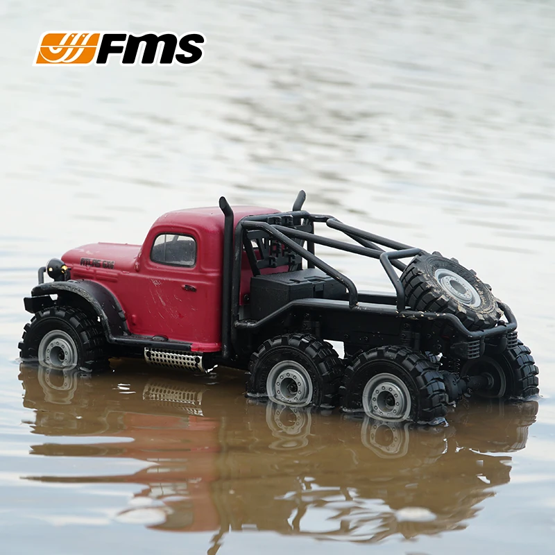 جديد 1:18 FMS ATLAS V2 RC الزاحف RC الطرق الوعرة 6x6 التحكم عن بعد سيارة RTR نسخة مقاومة للماء تسلق نموذج سيارات لعب للبالغين