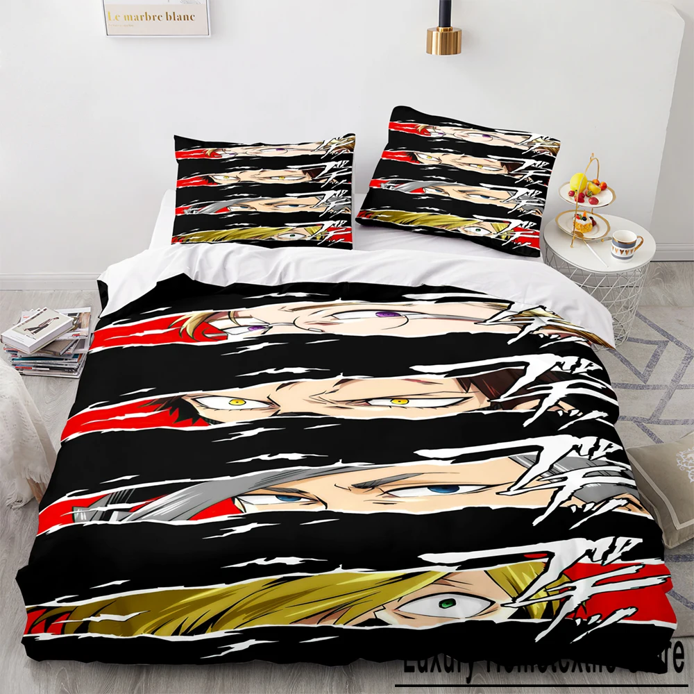 3D Anime Tokyo Revengers Bedding Set Single Twin Full Queen King Size Tokyo Avengers Bed Set Adult Kid Bedroom Duvet cover Sets