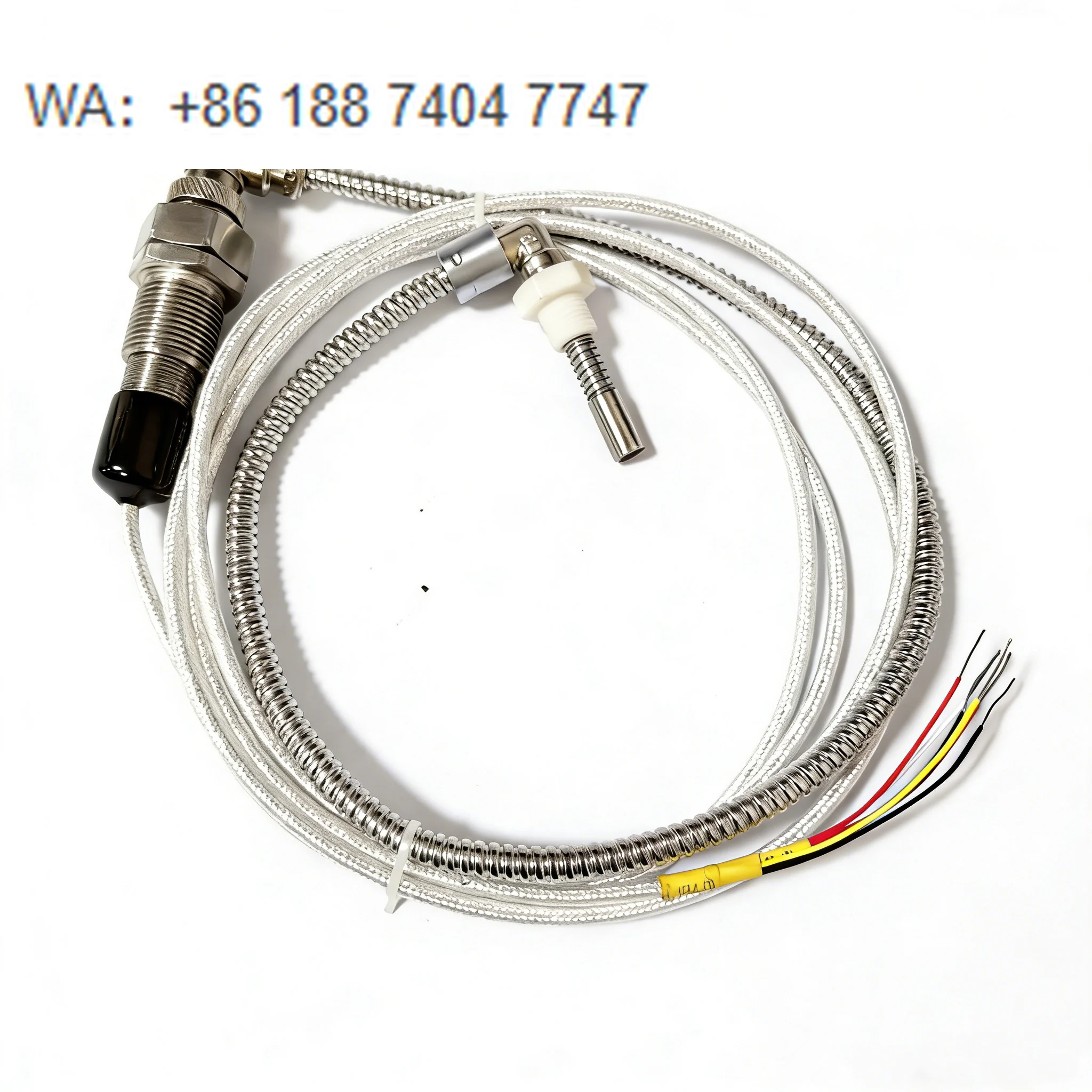 L-type  High Precision Threaded PT100 Platinum Thermal Resistor Industrial Temperature Sensor Single Probe 3-Wire System