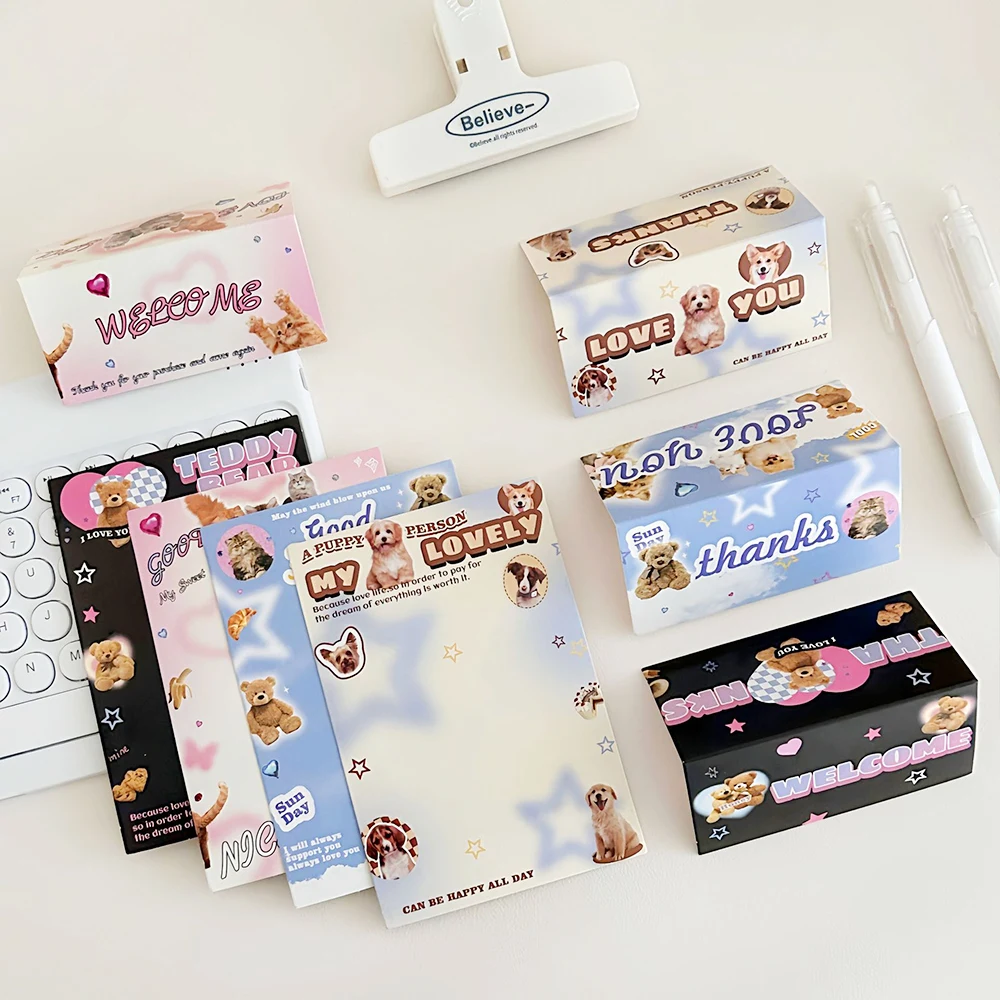 10pcs Cute Paper Card DIY Card Protective Packaging Photo Cardboard Packaging Gift Decor Card Head Paper Card Back Art Supplies