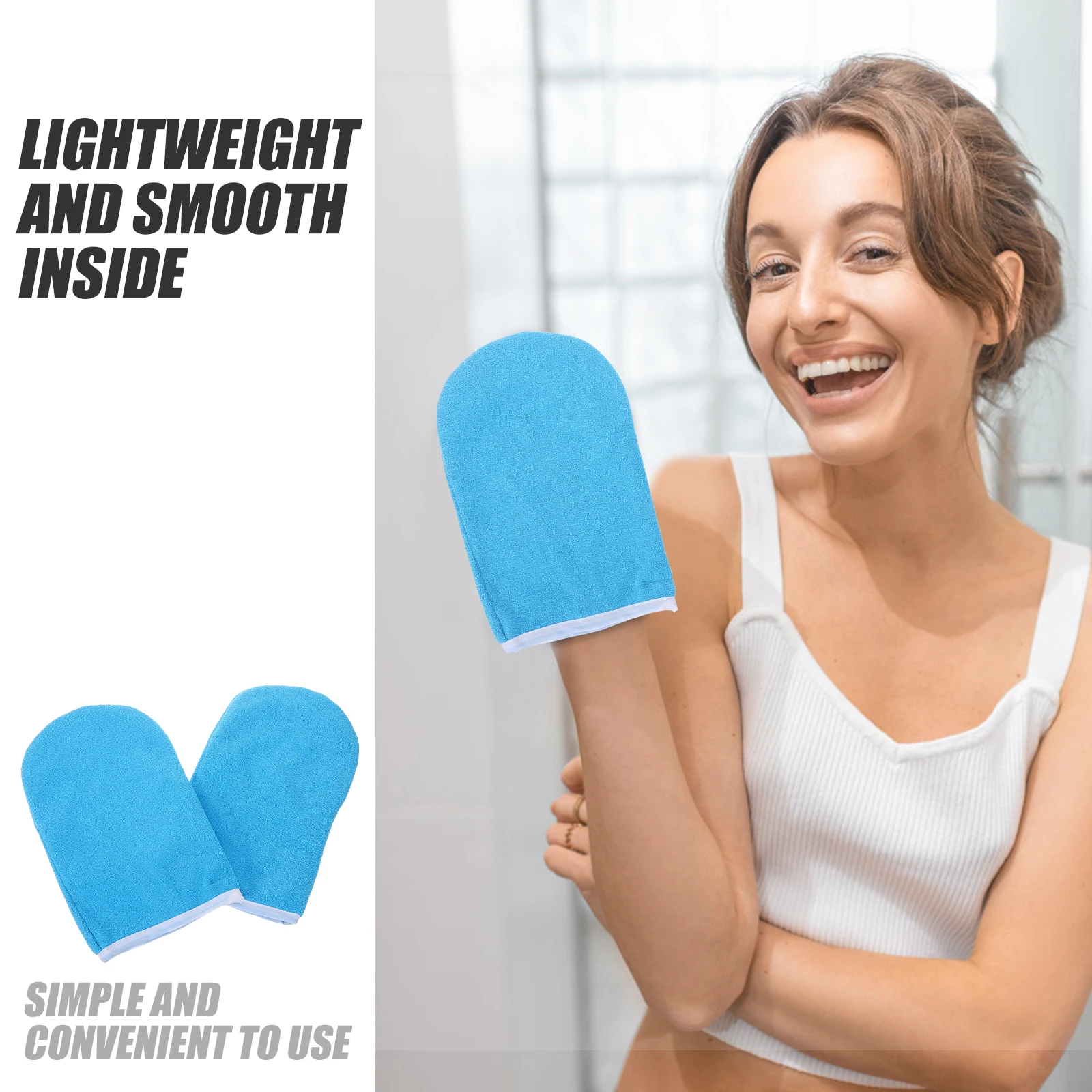 

Paraffin Wax Covers Hand Bath Mittens Reusable Hot Wax Covers Warmers Gloves Cloth Mitts Pad Heat Proof Warming Heated Manicure