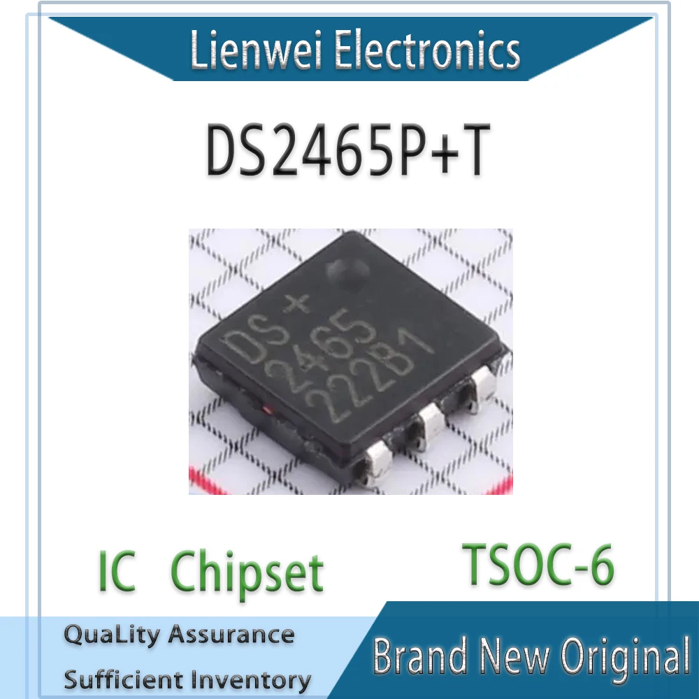 

100% New Original DS2465 DS2465P+T DS2465P+ DS2465P IC Chipset TSOC-6