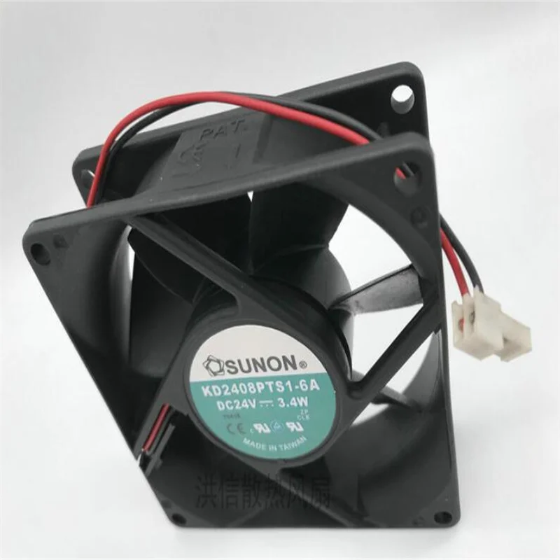 Original KD2408PTS1-6A 8025 24V 3,4 W 2 draht inverter fan