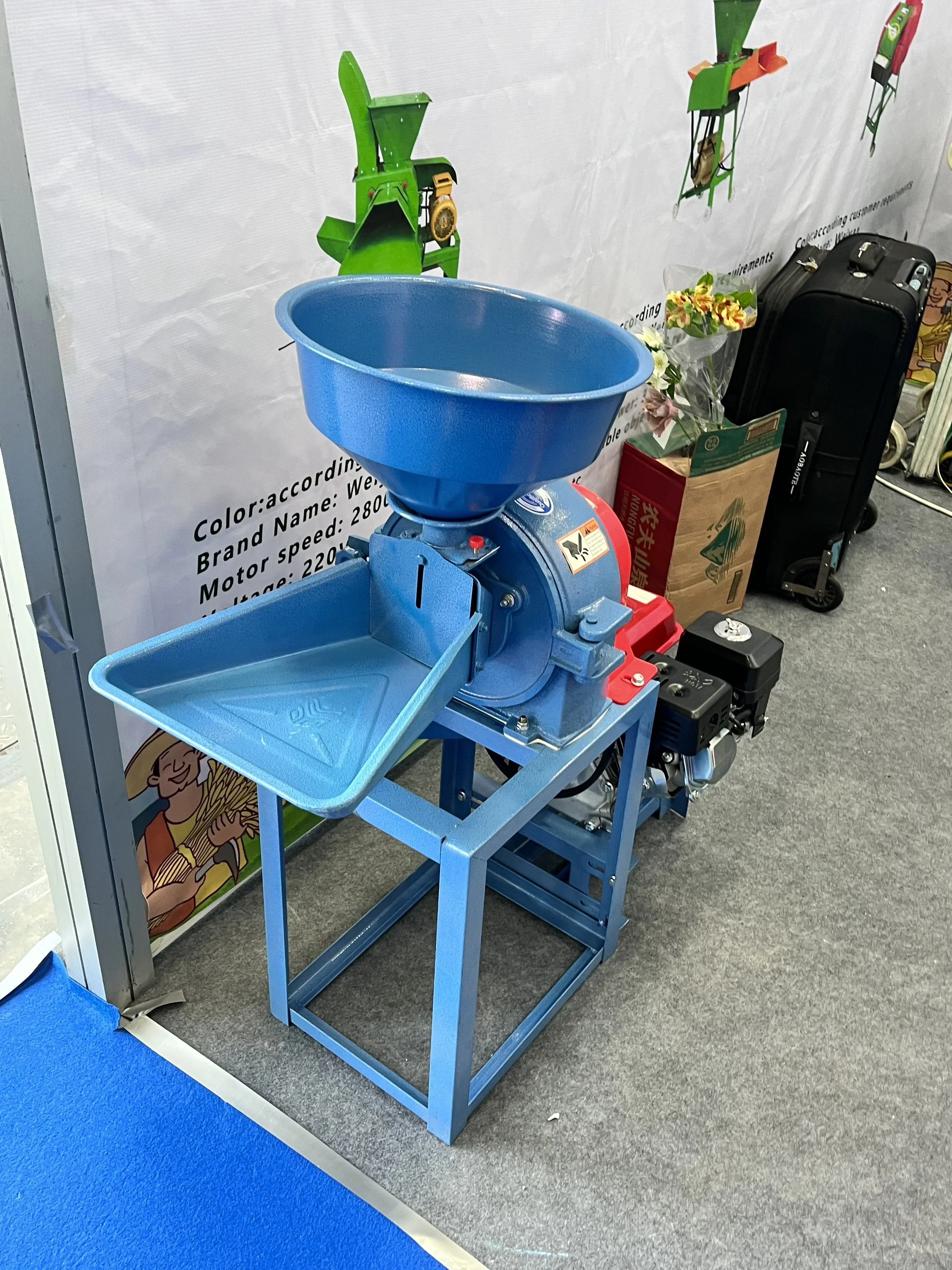 Hot salesGrain Grinder Machine Fuel Engine Grinders For Seed Without Electric Matched Diesel