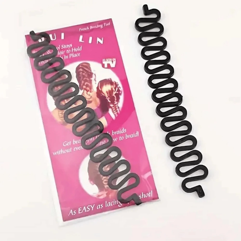 Magic Hairstyle Design Accessory Set Fish Bone Braid Tool  DIY Braiding Braider for Elegant Ponytails Ideal Beauty Enthusiasts