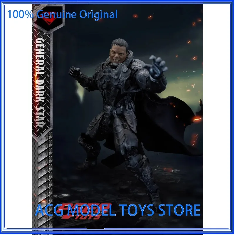 Na stanie PSERTOYS 1/12 Skala Wojskowy Dowódca Stalowy Kryptonik General Dru-Zod Pełny Zestaw 6-calowych Figuraków Żołnierzy Model