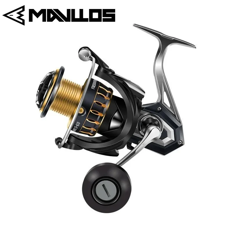 Mavllos KUAFU Saltwater Jigging Reel Ratio 5.7:1 Drag Power 20kg Metal Seat Anti-corrosion Design  Tuna  Spinning Fishing Reel