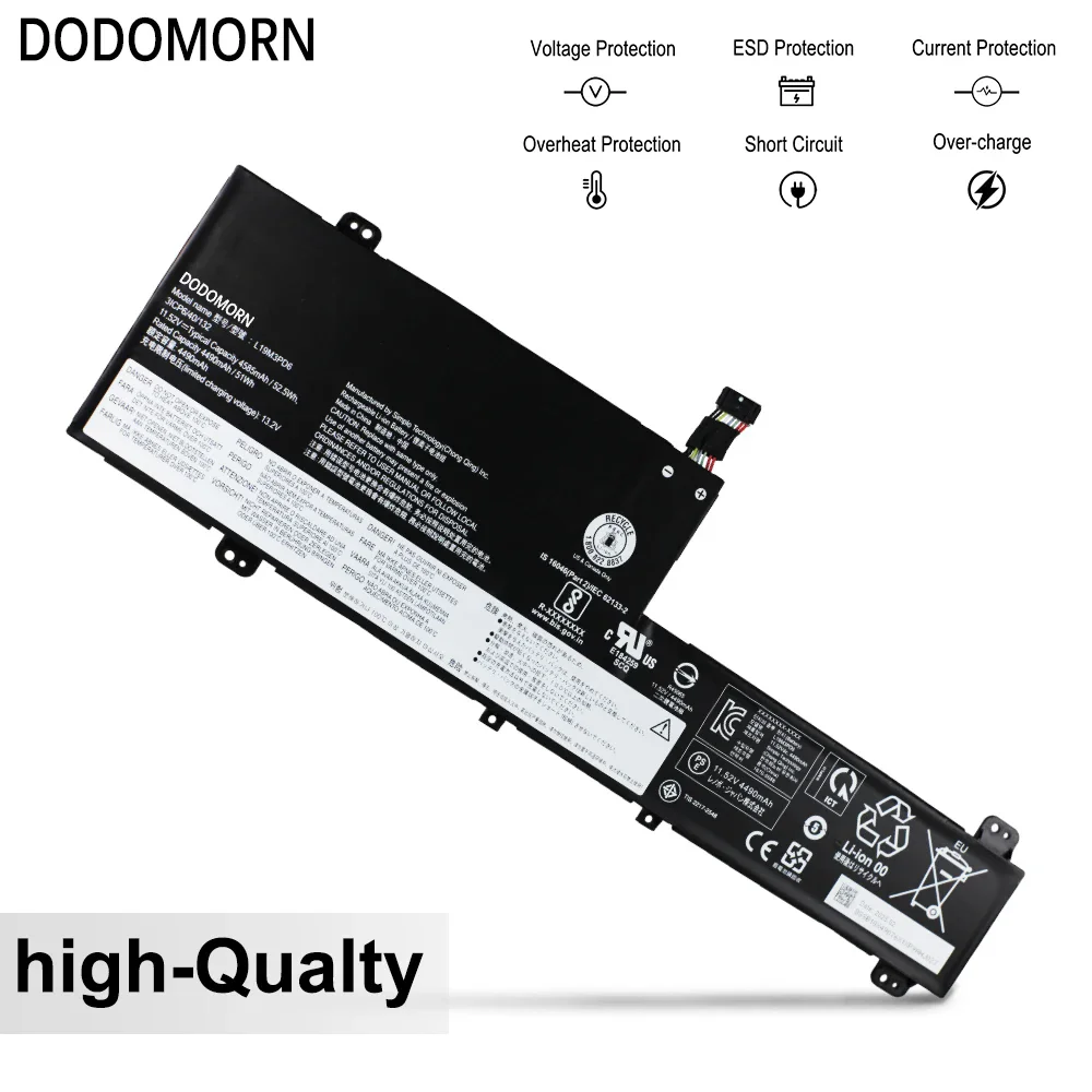 New L19C3PD6 L19D3PD6 Laptop Battery For Lenovo IdeaPad Flex 5-14ARE05-82DF/81X2 5-14ITL05-82HS 5-14IIL05-81WS Series 52.5Wh