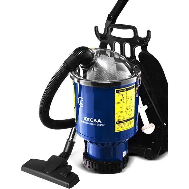 Hot Sale BXC3A 4L Electric Handheld Vacuum Cleaner Blue Backpack Vertical Drying Function Auto Industry Business Hotel