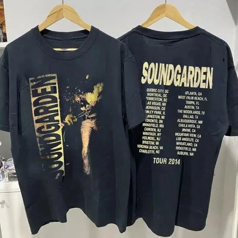 Vintage 2014 Soundgarden Tour T shirt size S 5XL