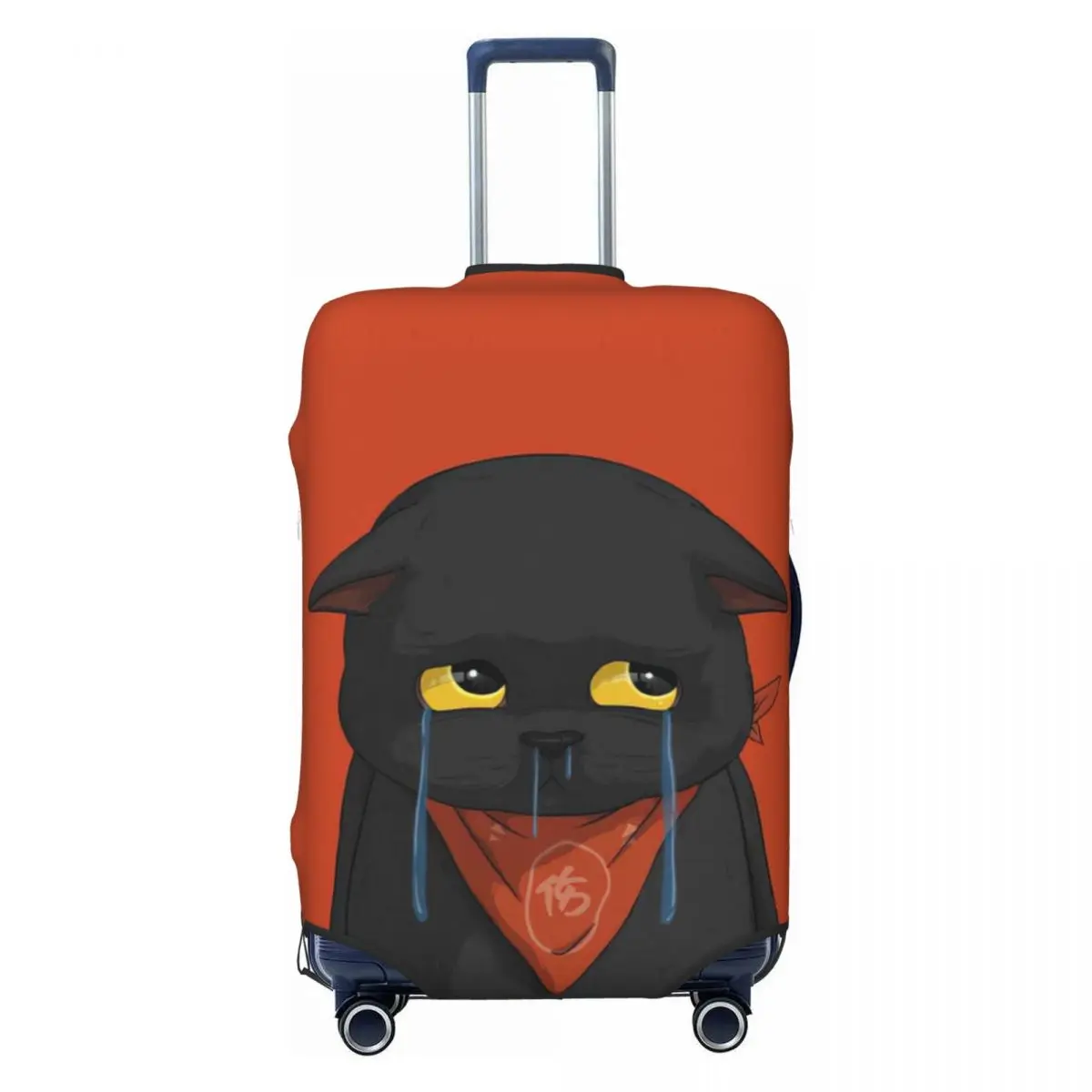 Cool Cat Print Luggage Protective Dust Covers Elastic Waterproof 18-32inch Suitcase Cover Travel Accessories