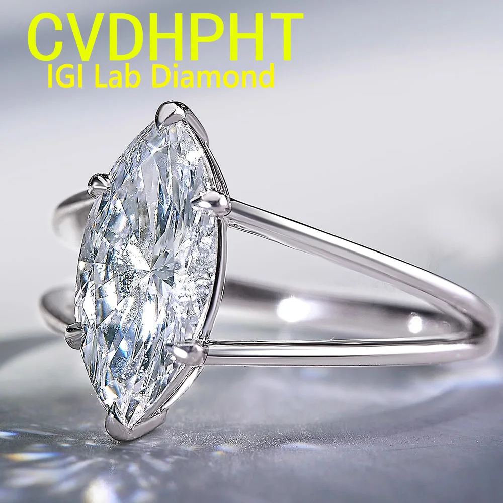 

Factroy Engagement Ring with D-VS Certificate IGI Diamond Wedding Ring for Women 14K Solid gold Ring Fine Jewelry