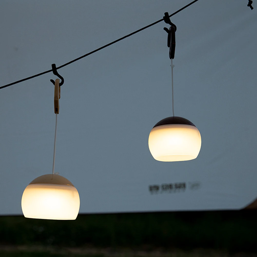 Lanterna da campeggio portatile a LED Luce soffusa da campeggio multifunzionale Lampada da atmosfera sospesa Tenda Luce notturna di emergenza per i viaggi