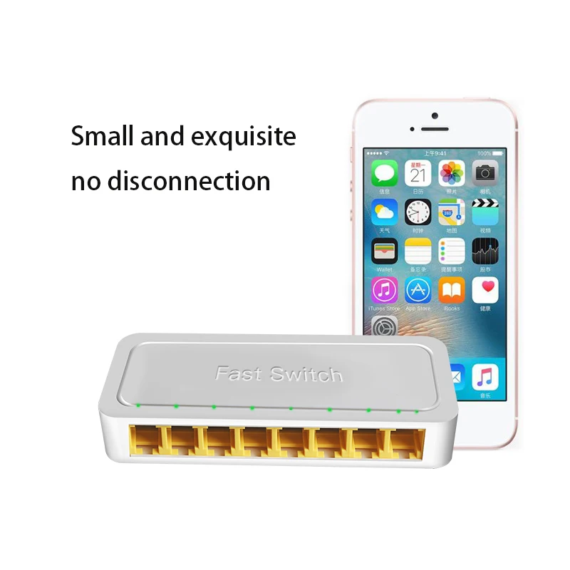 Commutateur réseau de jeu Plug and Play, adaptateur de chargement de jeu automatique, séparateur Internet 10/100mbps, commutateur intelligent Ethernet RJ45 Hub