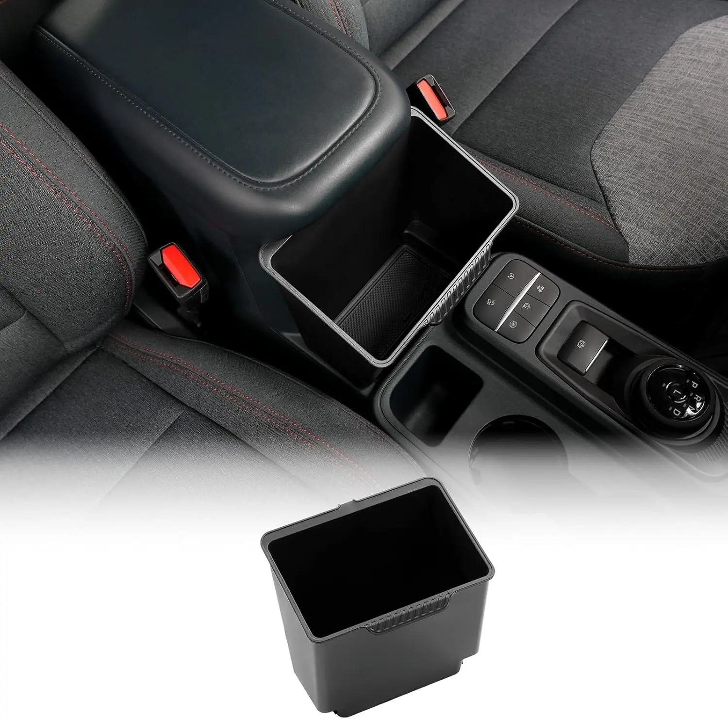 

Ящик для хранения консоли Tucknbox для аксессуаров Ford Maverick 2025 2024 2023 2022 2021, сверхмощный органайзер для сценариев большой емкости