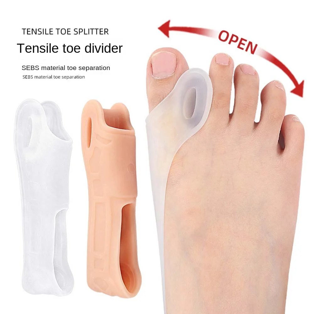 

Thumb Valgus Adjuster Toe Straightener Bunion Protector Foot Care Tools Toe Separators SEBS Elastic Toe Orthotics Brace Unisex