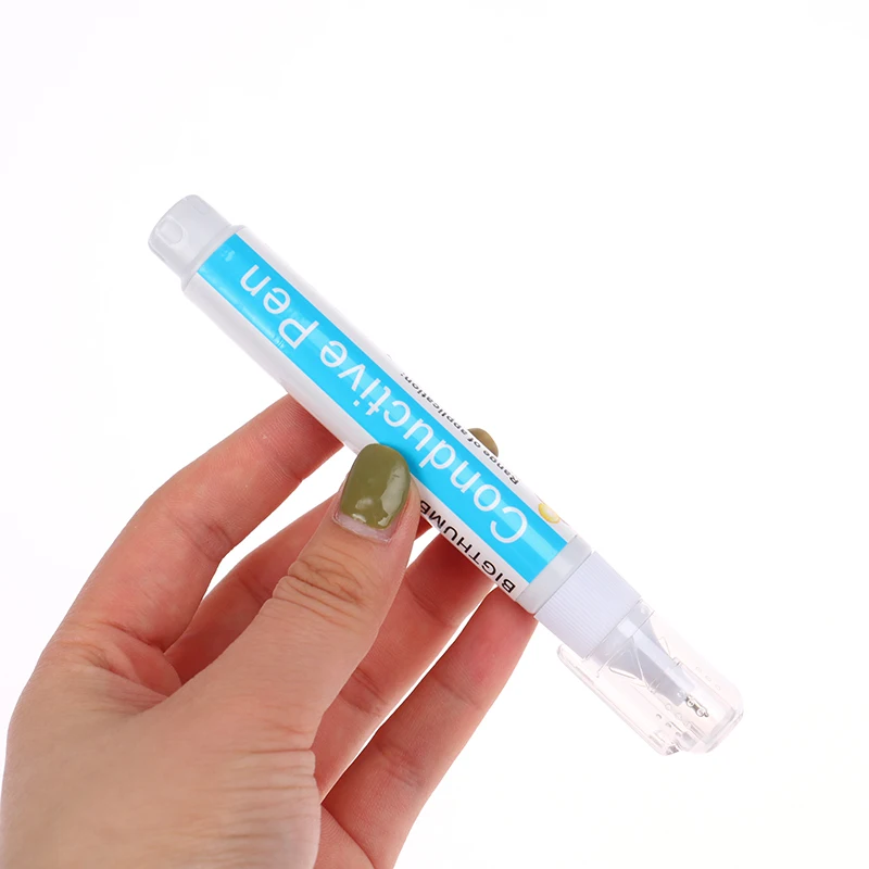 Pluma conductora para reparación de circuitos, Pluma de pintura conductora para educación de niños, Diseño de Circuito de enseñanza de física, fuerte adhesión, nuevo