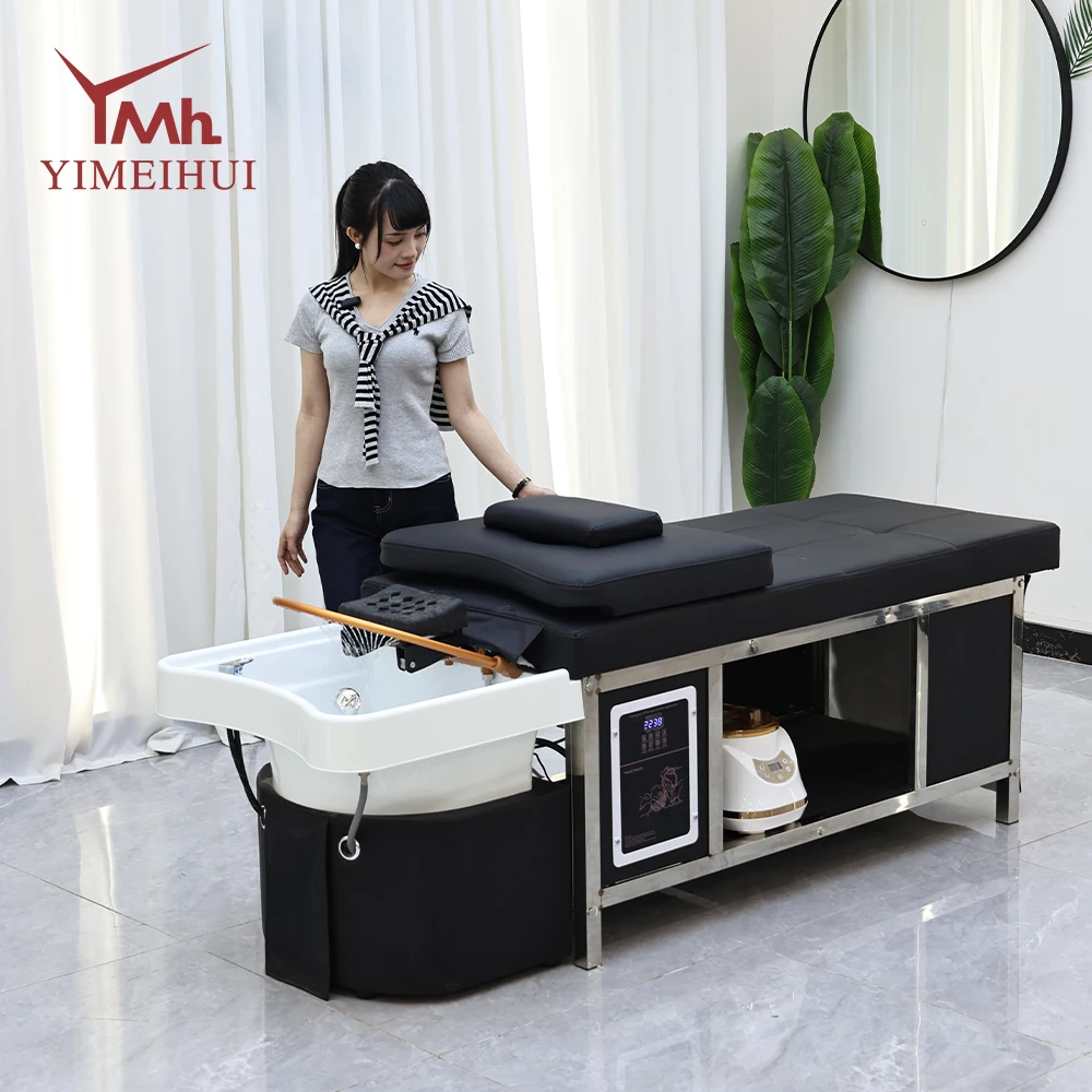 

Fashion Luxury Head Spa Bed Luxury Beauty Massage Salon Bed Water Therapy Head Massage Spa Head Spa Shampoo Bed