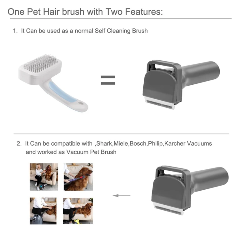 أداة العناية بفرشاة الحيوانات الأليفة وخرطوم تمديد مرن ، متوافق مع مكنسة Dyson V15V11V10V8V7 v6vvacuum ، جزء بديل