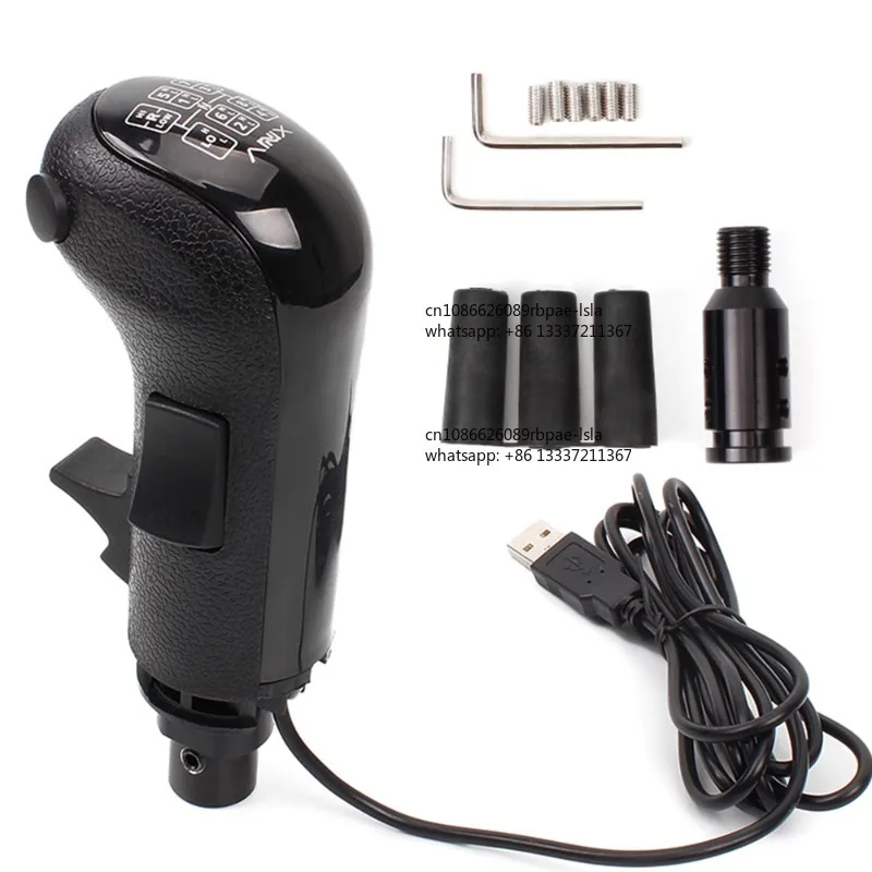 PC USB High Low Gear Truck Game Shifter Knob G923 G29 G27 G25 TH8A USB Gearshift Knob ATS ETS2