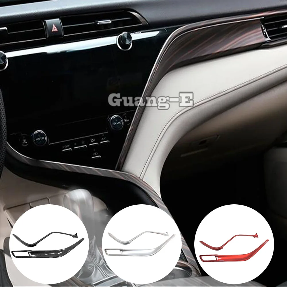 

For Toyota Camry XV70 2018 2019 2020 2021 2022 2023 Car Glove Box Cover Trim Middle Console Control Dashboard GPS Panel Stick