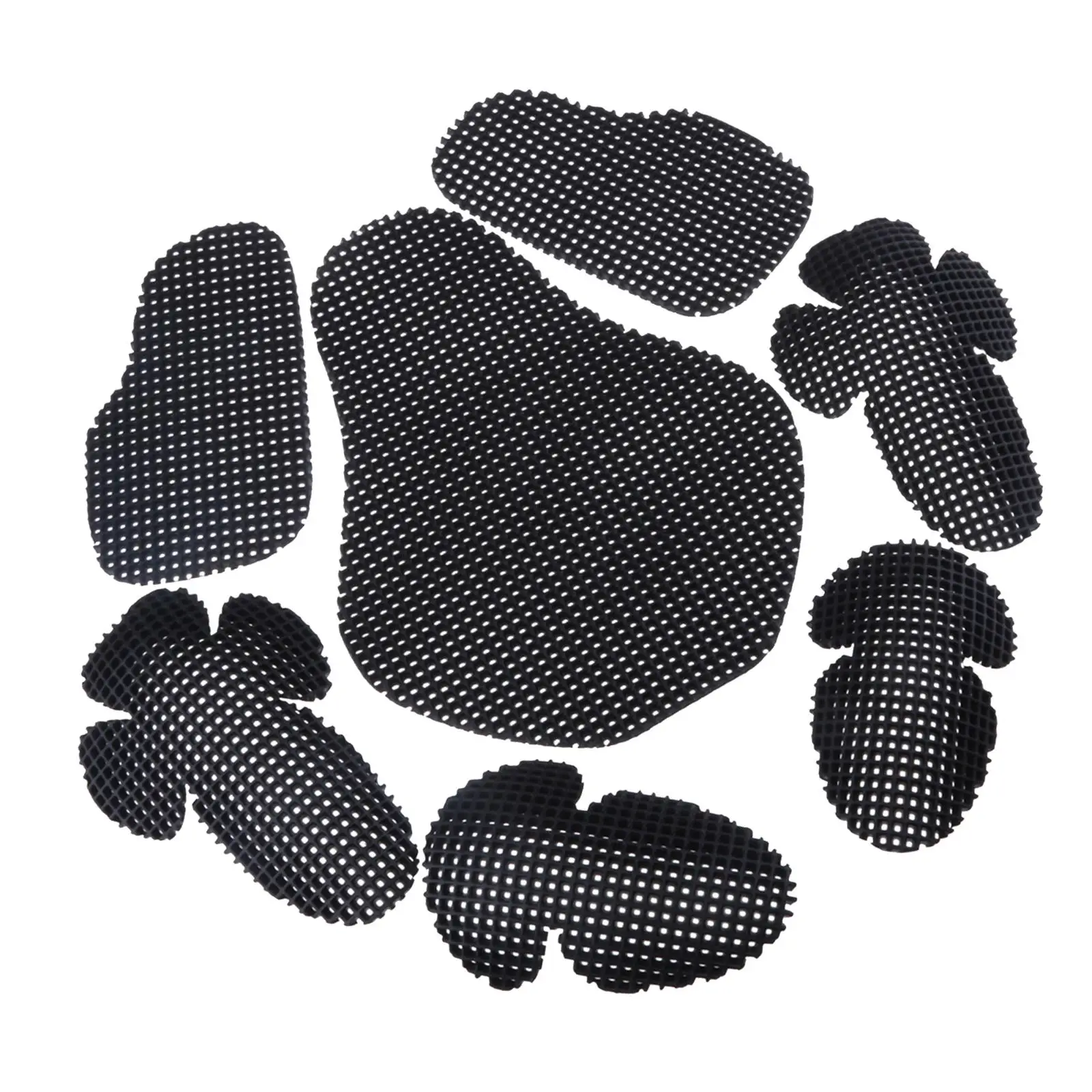 Motorbike Body Protector Armour Set EVA Foam Knee Elbow Shoulder Back Pads for Motorcycle Travel Biking and Sports Safety