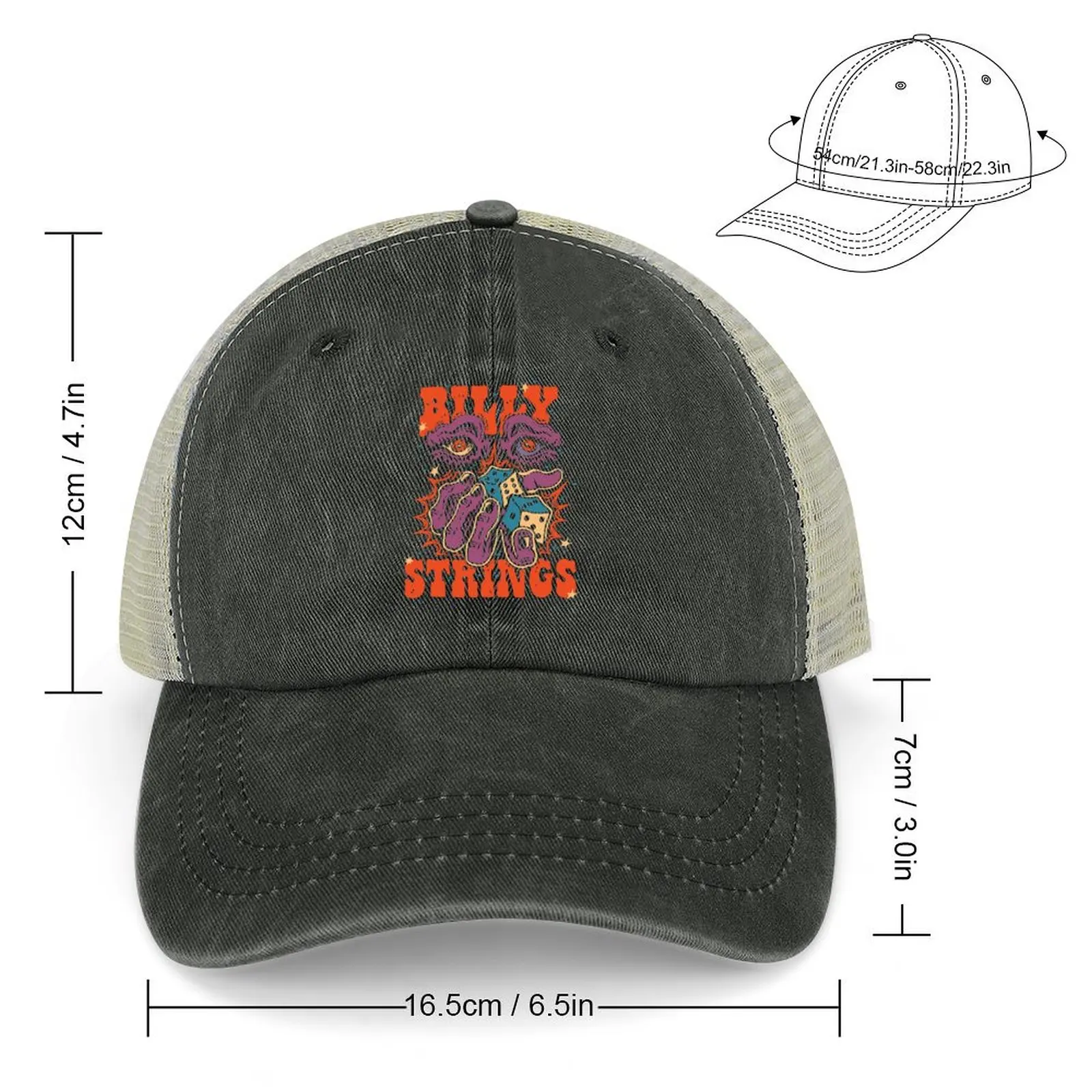 Billy Strings FALL WINTER 2021Cap Cowboy Hat Beach birthday Rave Luxury Brand Caps Women Men's